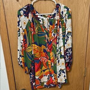 Floral Multicolor Women's Top